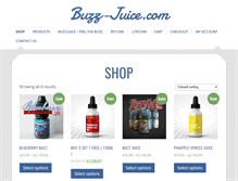 Tablet Screenshot of buzz-juice.com